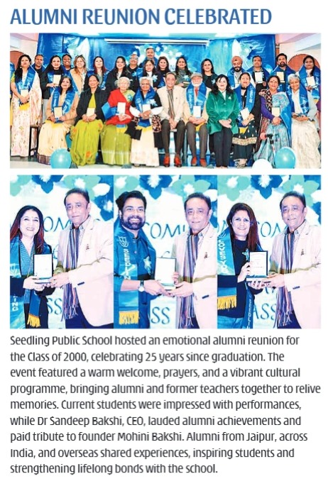 Class of 2000 Alumni Reunite at Seedling International School to Celebrate 25th Anniversary